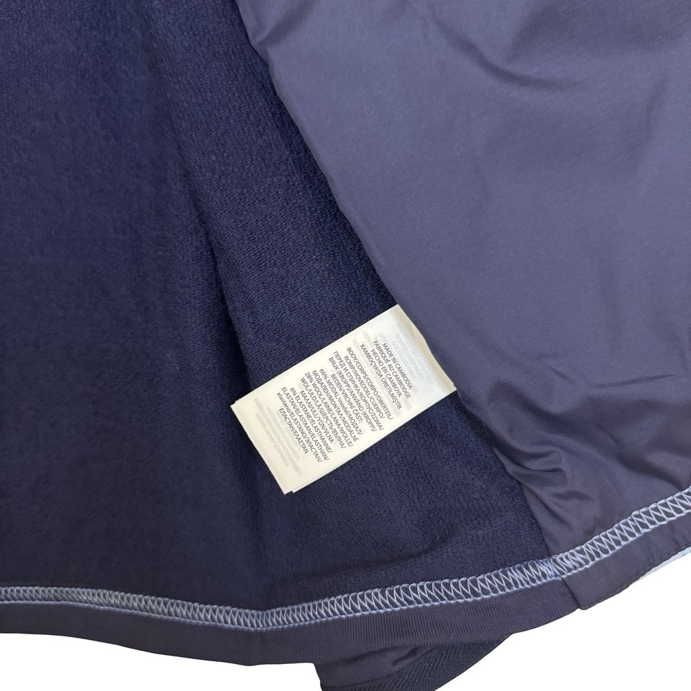 RLX Ralph Lauren Blue Camo Wool Blend Full Zip Long Sleeve Golf Jacket Size L - Picture 5 of 6